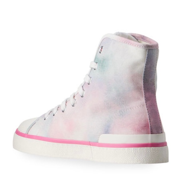 NIB Isabel Marant Benkeen Denim High Top Sneakers - Picture 2 of 4